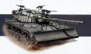 militaire Dragon M60 avec Lame Déblaiement Israël militaire Dragon M60 avec Lame Déblaiement Israël