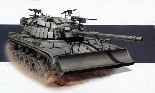militaire Dragon M60 avec Lame D&eacute;blaiement Isra&euml;l