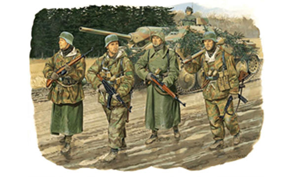 militaire Dragon Volksgrenadiers Ardennes 1944
