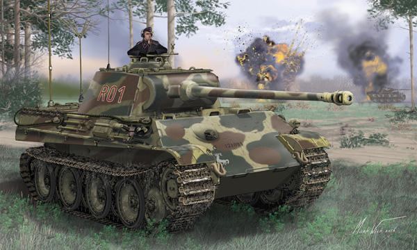 militaire Dragon Pz.Bef.Wg.V Panther Ausf.G
