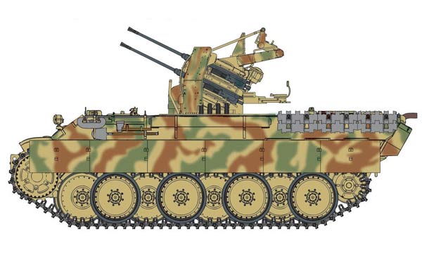 militaire Dragon FlaK Panther Ausf.D