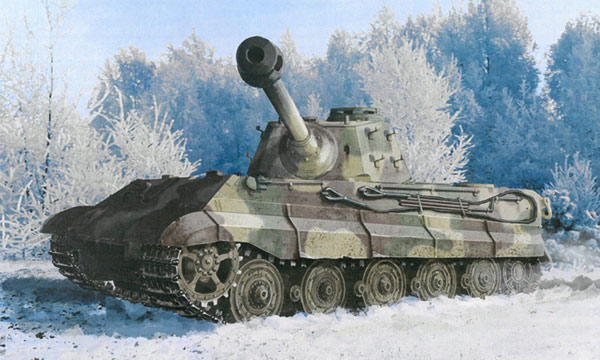 militaire Dragon King Tiger Ardennes 1944