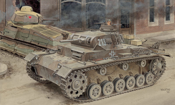 militaire Dragon Panzer III Ausf. E/F 2 in 1