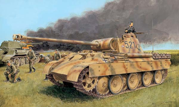 militaire Dragon Panther Ausf.D D&eacute;but de Prod.