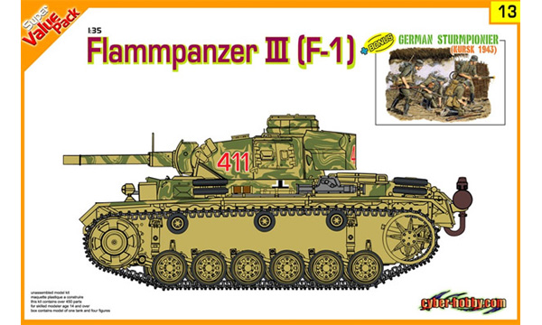 militaire Dragon Flammpanzer III + Pionniers