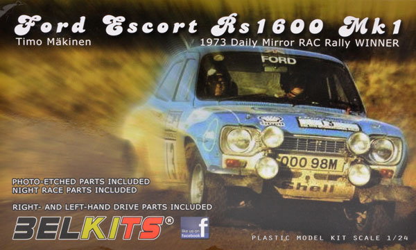 voiture Belkits Ford Escort RS1600 RAC 1973