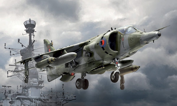 avion Italeri Harrier GR.3 Guerre Malouines
