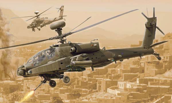 avion Italeri AH-64D Apache Longbow