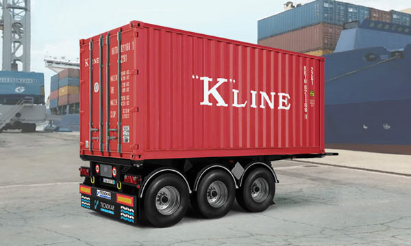 camion Italeri Semi Container 20&#039; Tecnokar