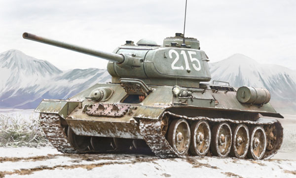 militaire Italeri T-34/85 Guerre de Cor&eacute;e