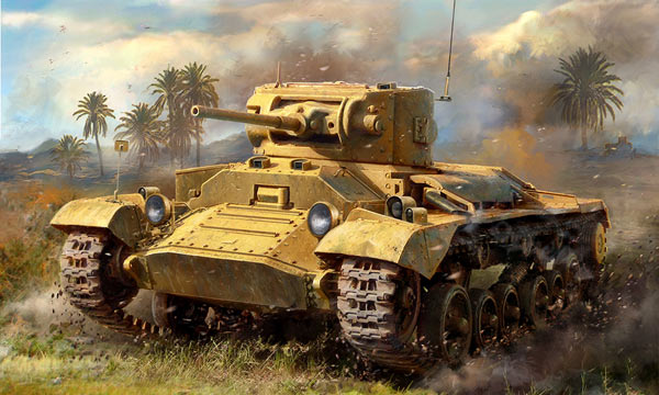 militaire Zvezda Tank Valentine II Britannique